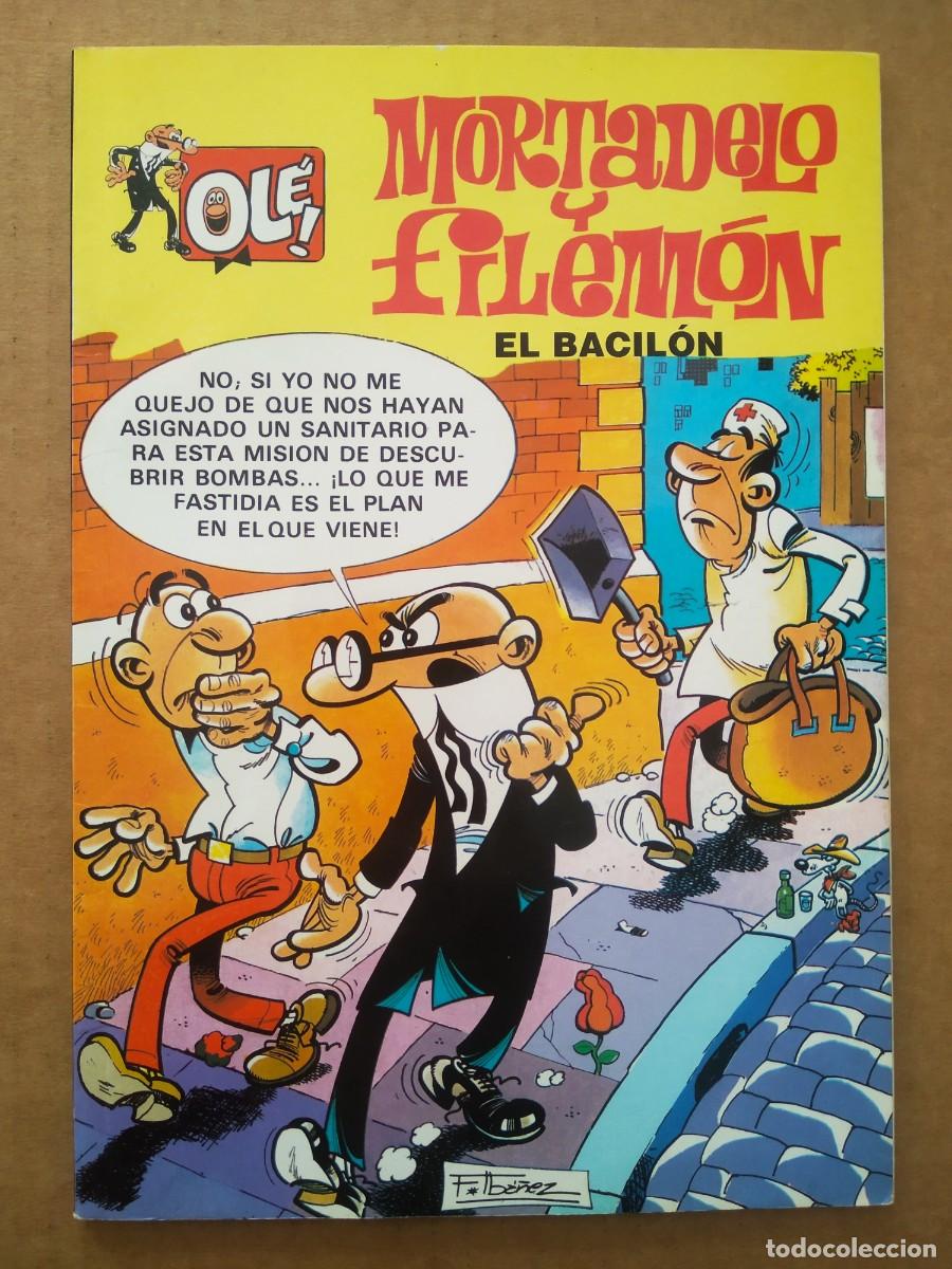 Colección Olé! Nº5 Mortadelo y Filemón: El Bacilón (Ediciones B, 1993). Por F. Ibáñez.