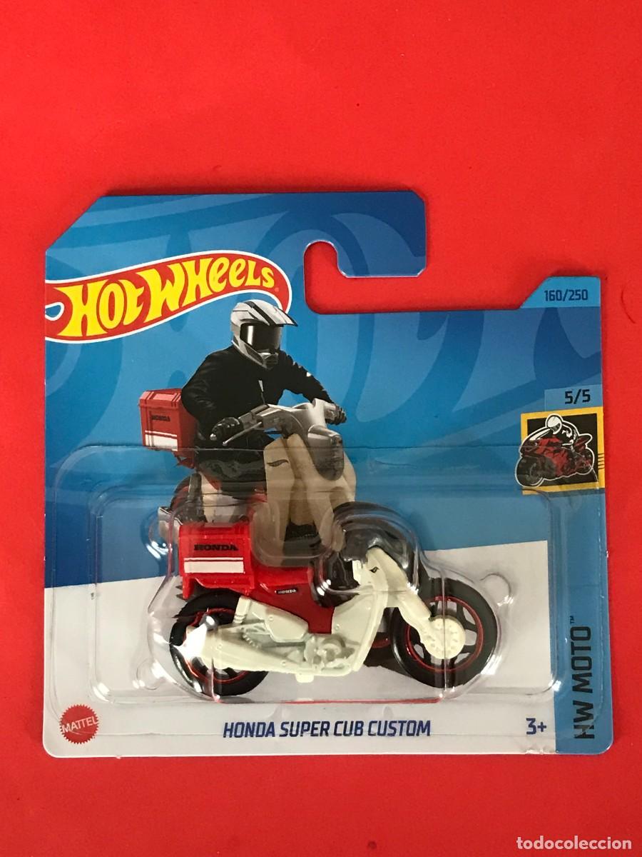 HOT WHEELS 2023 160/250 - HONDA SUPER CUB CUSTOM MOTO - NUEVO EN BLISTER - ESCALA 1:64