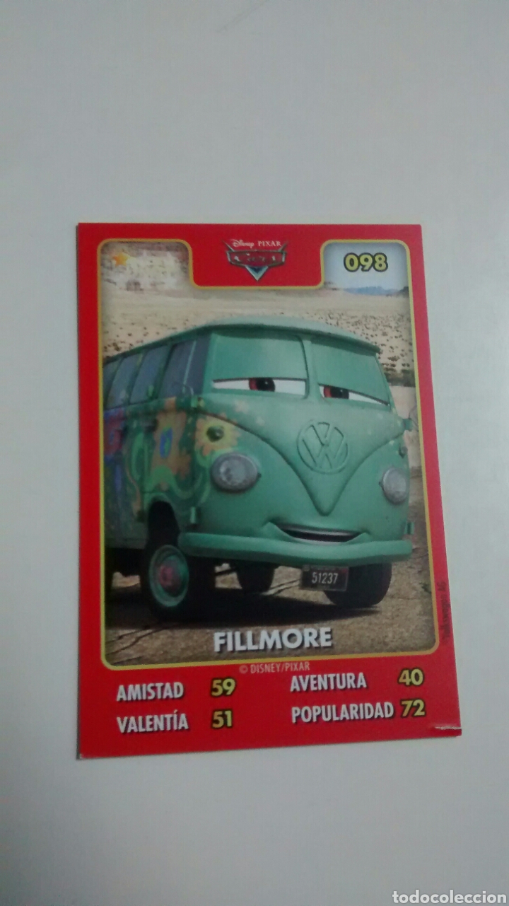 CARTA DISNEY PIXAR. HIPERCOR. 2016. N°098
