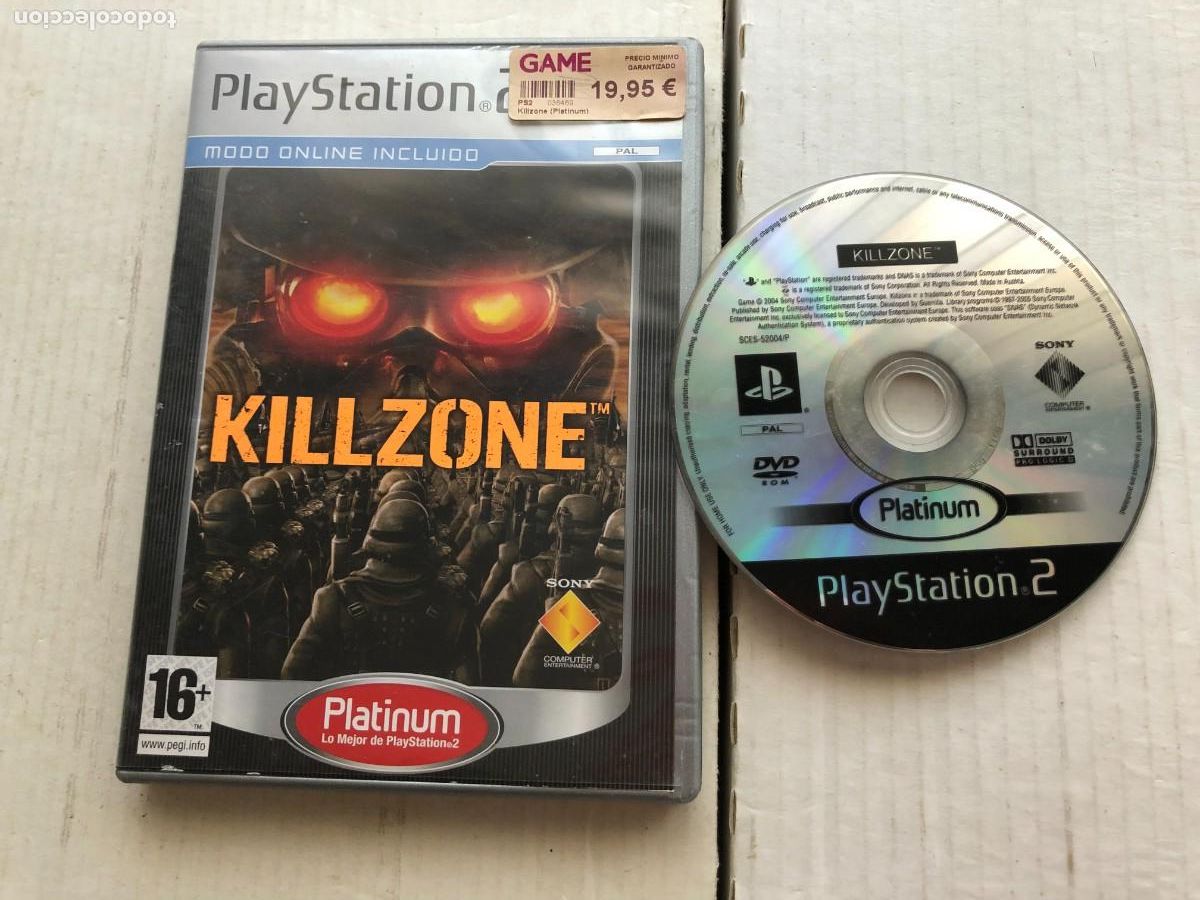 KILLZONE PLATINUM - PS2 10 PLAYSTATION 2 PLAY STATION TWO KREATEN
