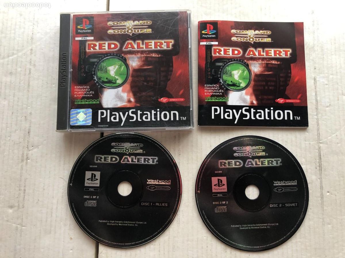 COMMAND AND CONQUER RED ALERT C&C - PSX PS1 PSONE PLAYSTATION 1 PLAY STATION ONE KREATEN