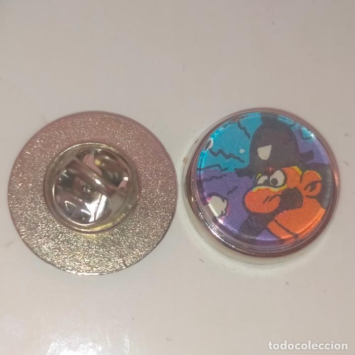 PIN REDONDO METAL - dibujos animados cómic Francisco Ibáñez Mortadelo y Filemón