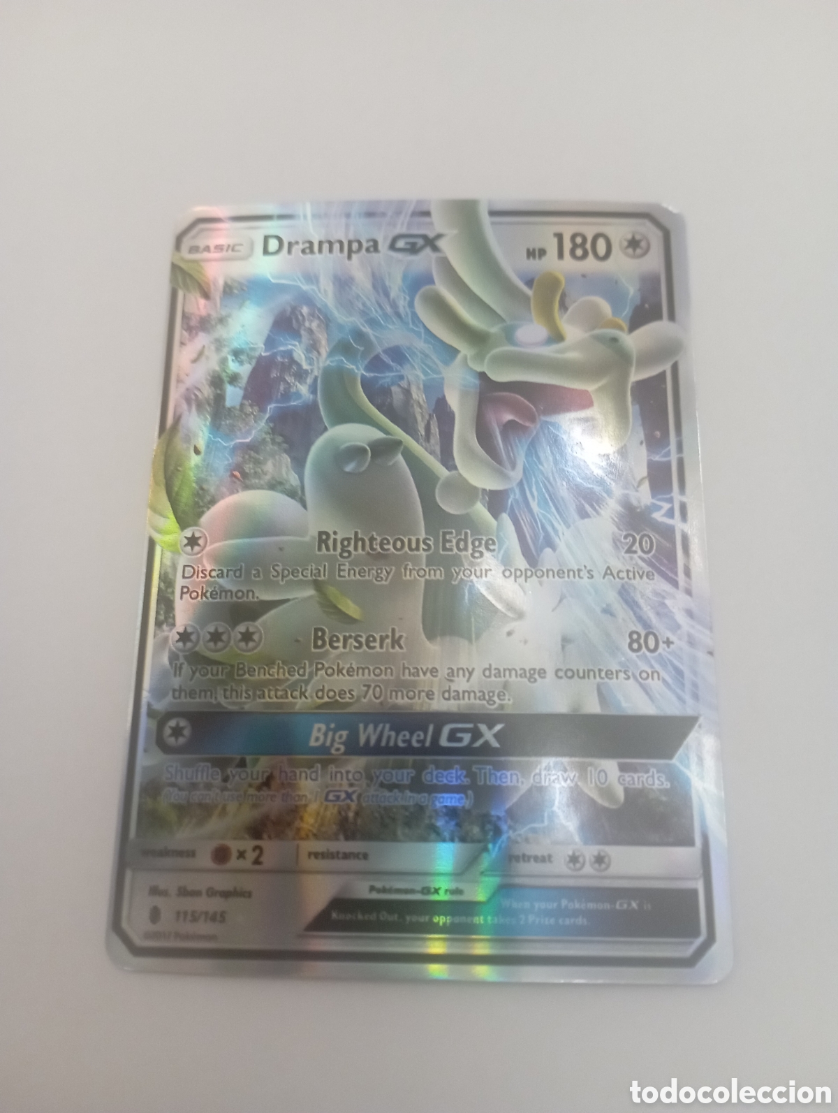 DRAMPA GX POKEMON CARD CARTA POKEMON