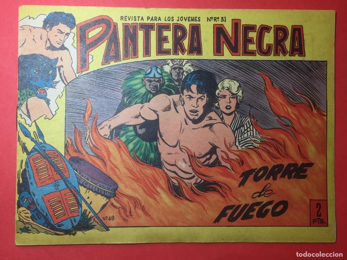 PANTERA NEGRA nº 48 TORRE DE FUEGO EDITORIAL MAGA 2 PTS 1958