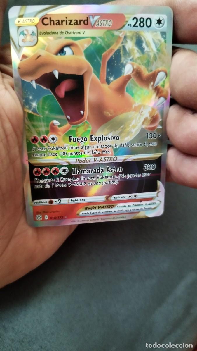 Carta Pokemon-VASTRO Charizard Evoluciona de Charizard V VASTRO PS. 280 Fuego Explosivo 130+