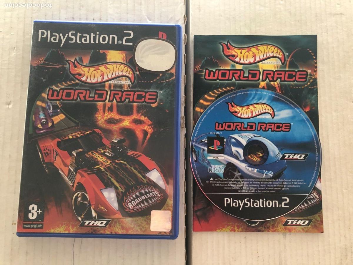 HOT WHEELS WORLD RACE SLES 51879 PS2 PLAYSTATION 2 STATION TWO KREATEN