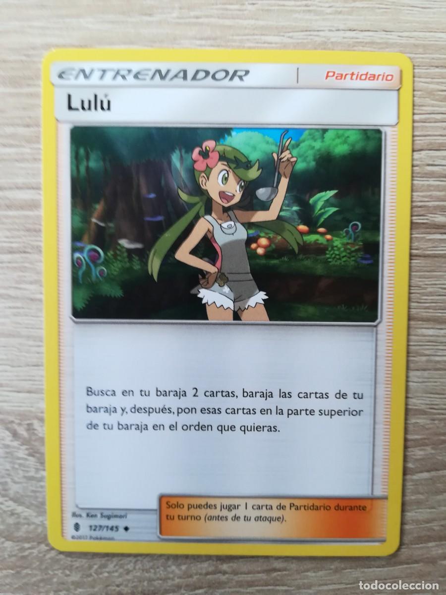 LULÚ Nº 127/141 - CARTA POKÉMON - SOL Y LUNA (TCG) A. GUARDIANES - ENTRENADOR - AÑO 2017.