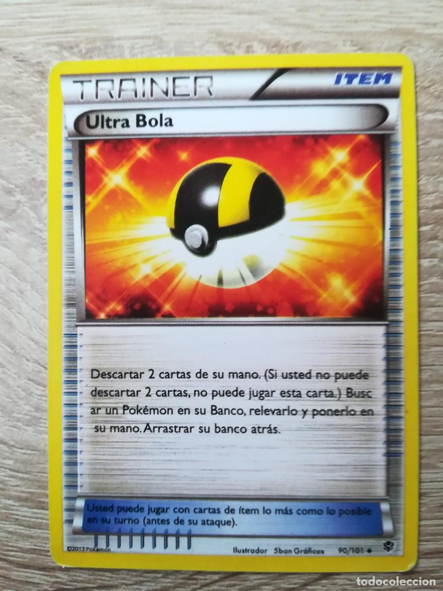 ULTRA BOLA Nº 90/101 -CARTA POKÉMON- NEGRO Y BLANCO (TCG) EXPLOSIÓN PLASMA- ENTRENADOR - AÑO 2013.