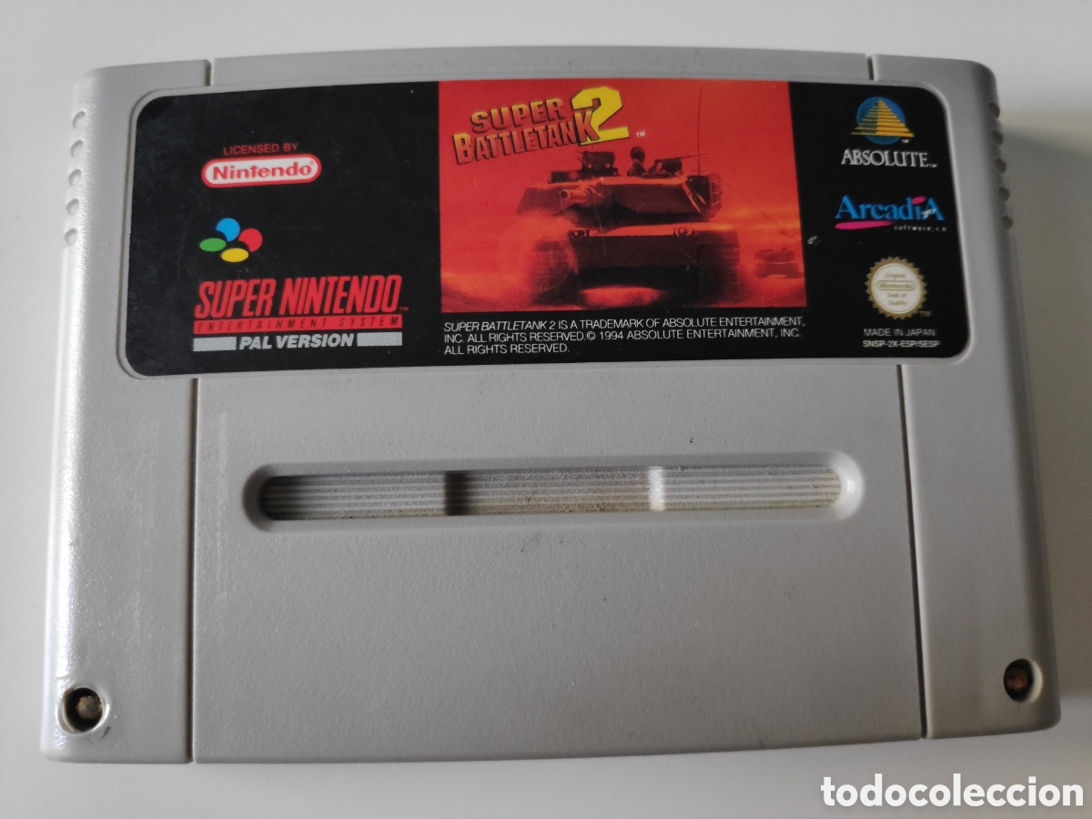 Juego Super battletank 2 Snes Super nintendo PAL españa