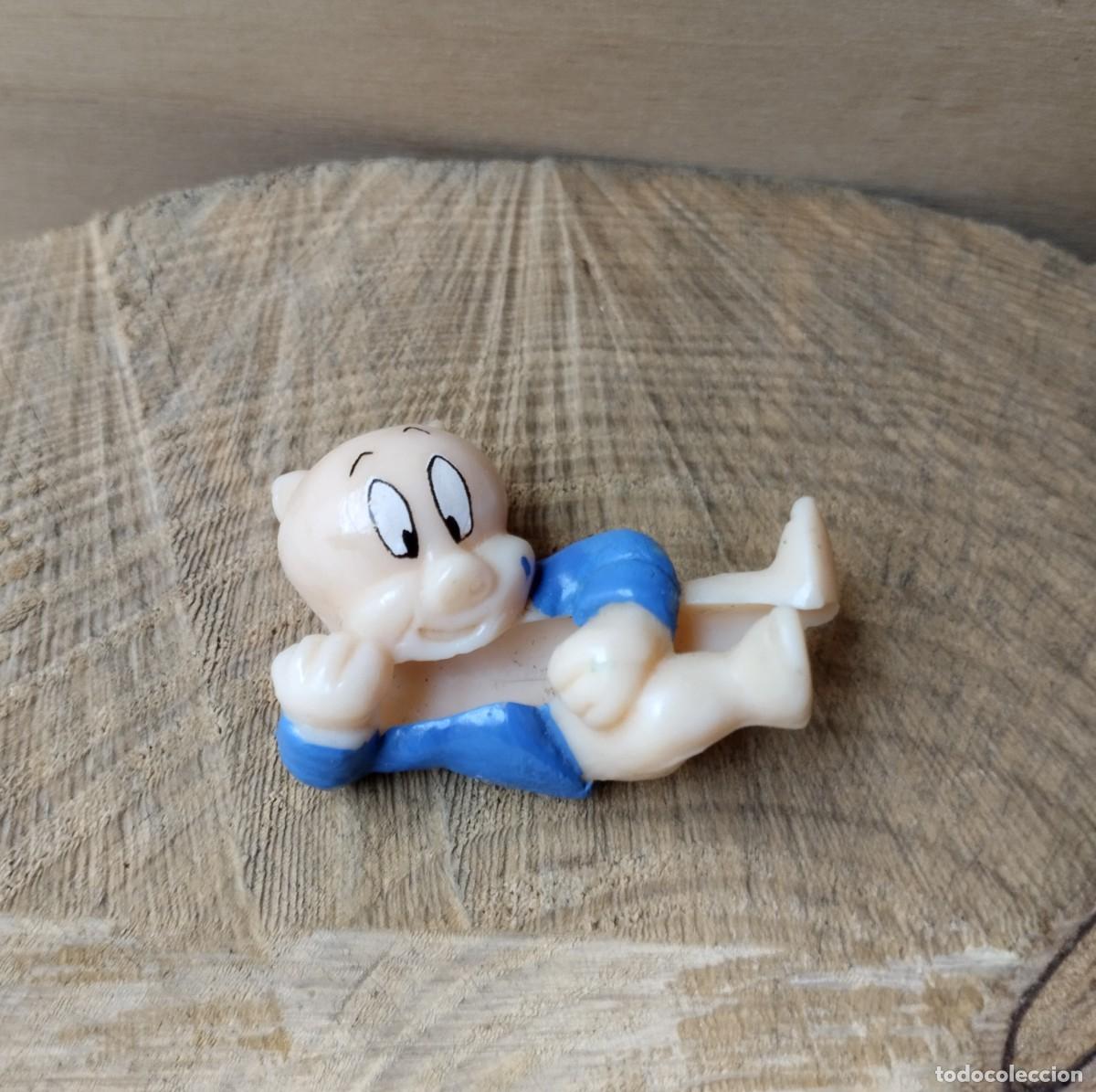 Figura de goma PVC para lápiz de Porky de Los Looney Tunes. Warner Bros 1994