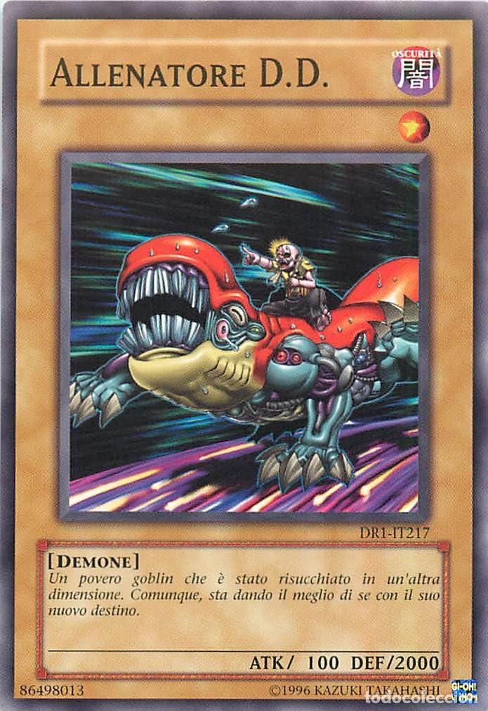 Carta YUGIOH-Allenatore D.D.-DR1-ITA-EX-Common - Konami