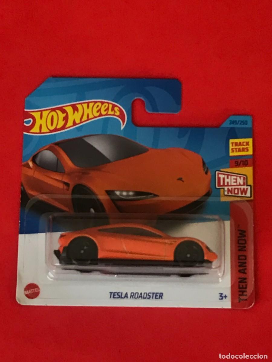 HOT WHEELS 2023 249/250 - TESLA ROADSTER - NUEVO EN BLISTER - ESCALA 1:64