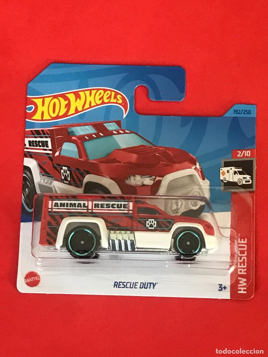HOT WHEELS 2023 192/250 - RESCUE DUTY HW RESCUE - NUEVO EN BLISTER - ESCALA 1:64