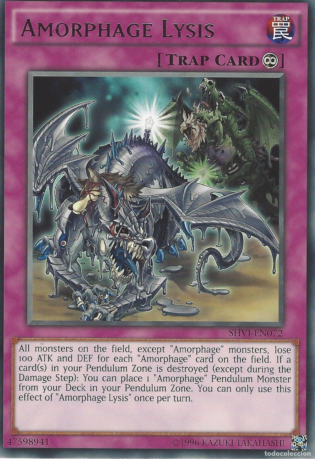 Carta YUGIOH-Amorfago Lisi-SHVI-IT072-ITA-EX-Rare 1.Ed - Konami