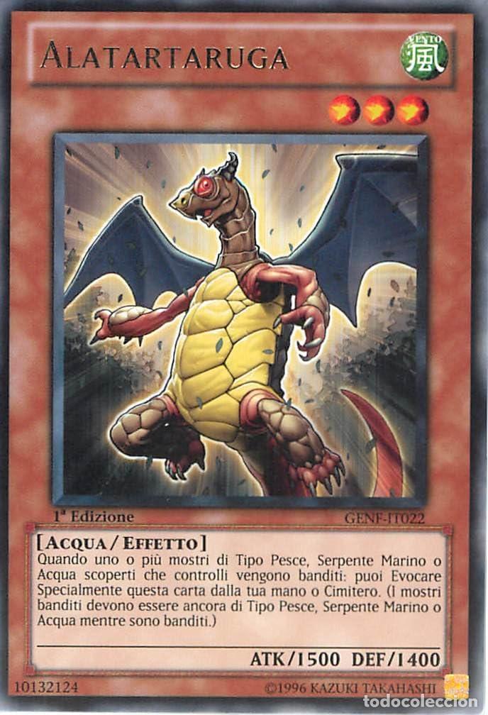 Carta YUGIOH-Alatartaruga-GENF-IT022-ITA-Good-Rare 1.Ed - Konami
