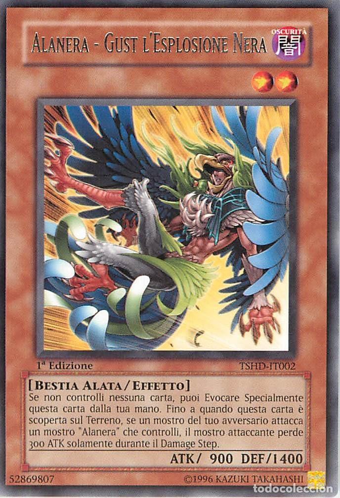 Carta YUGIOH-Alanera - Gust l'Esplosione Nera-TSDH-IT002-ITA-Good-Rare 1.Ed - Konami