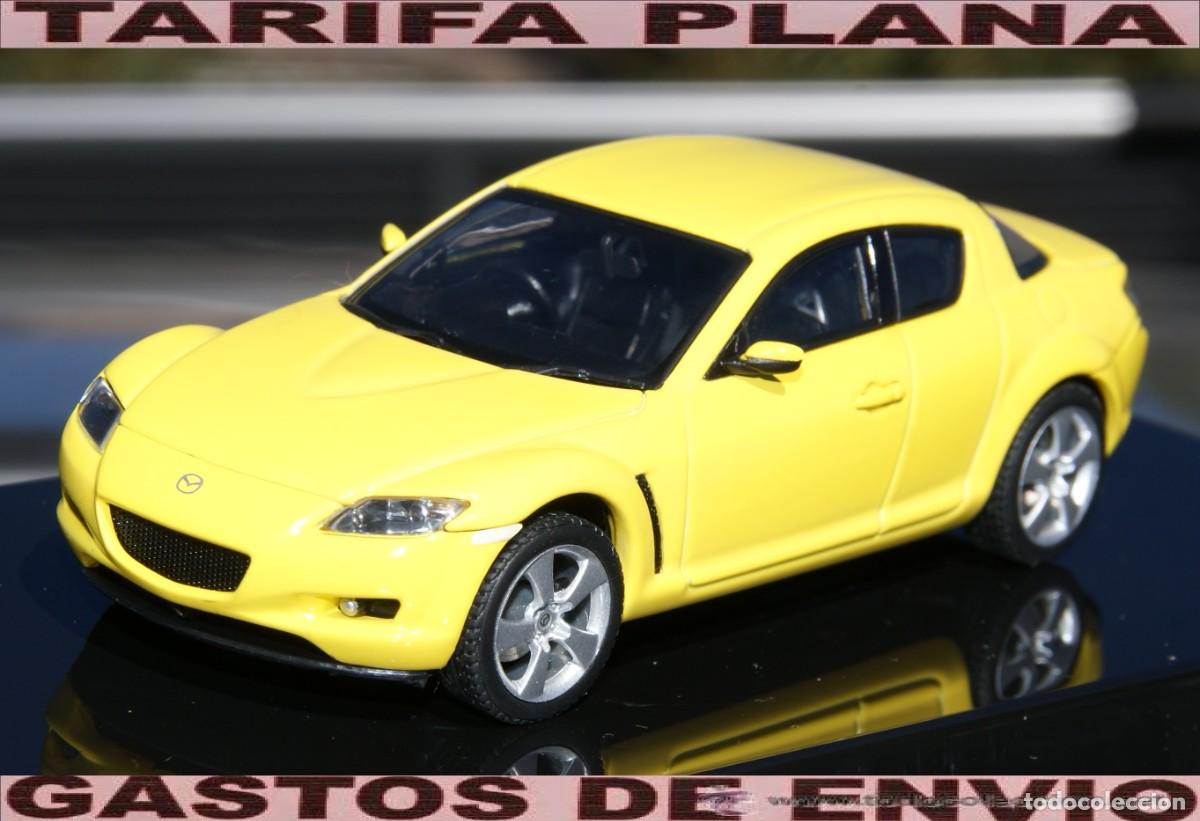 MAZDA RX8 AMARILLO ESCALA 1:43 DE AUTOART EN CAJA