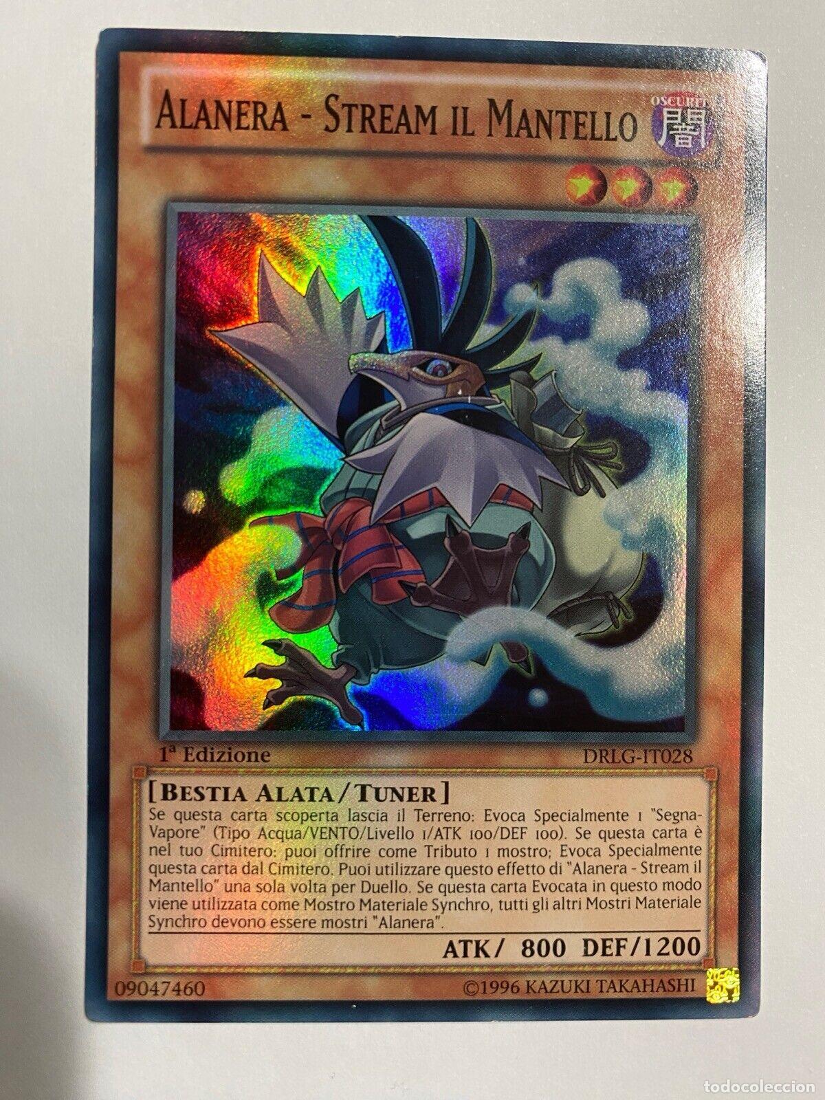 Carta YUGIOH-Alanera - Stream il Mantello-DRLG-IT028-ITA-NM-Super Rare 1.Ed - Konami