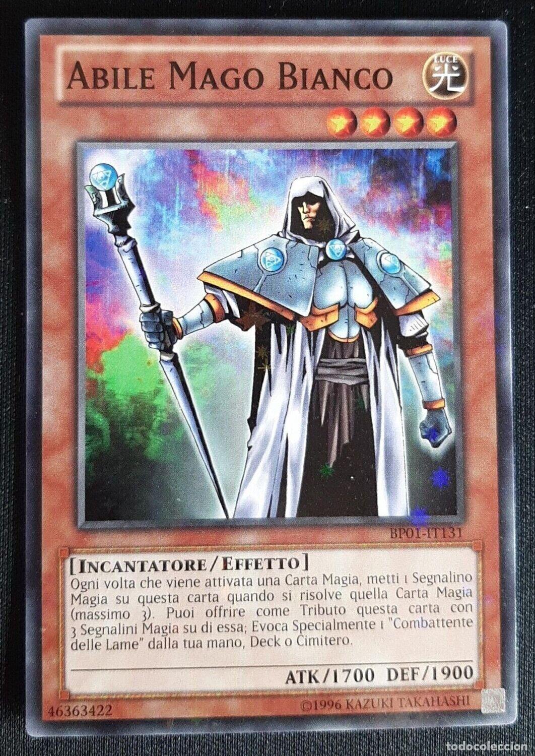 Carta YUGIOH-Abile Mago Bianco-BP01-IT131-ITA-EX-Common - Konami