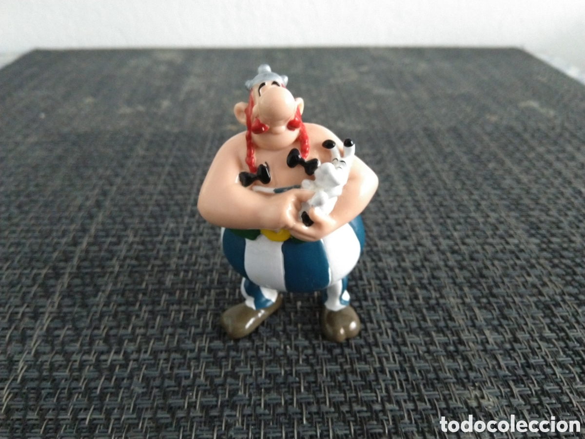 FIGURA PVC ASTERIX Y OBELIX PLASTOY UDERZO GOSCINNY COMICS TEBEOS CON IDEAFIX