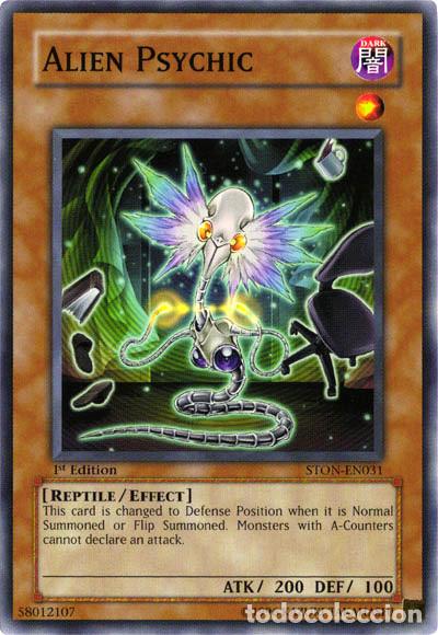 Carta YUGIOH-Alieno Psichico-STON-IT031-ITA-Good-Common - Konami