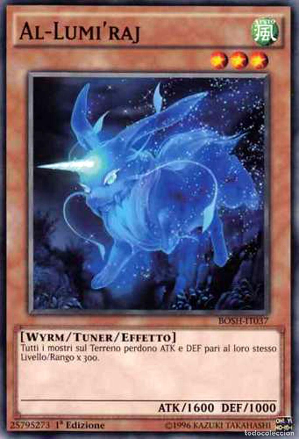 Carta YUGIOH-Al-Lumi'raj-BOSH-IT037-ITA-EX-Common 1.Ed - Konami