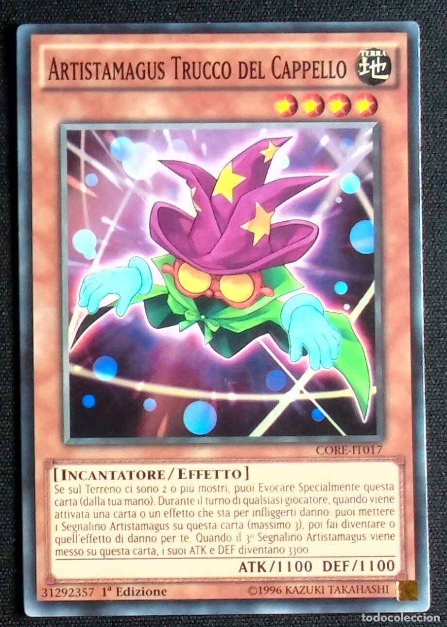 Carta YUGIOH-Artistamagus Trucco Del Cappello-CORE-IT017-ITA-EX-Common 1.Ed - Konami