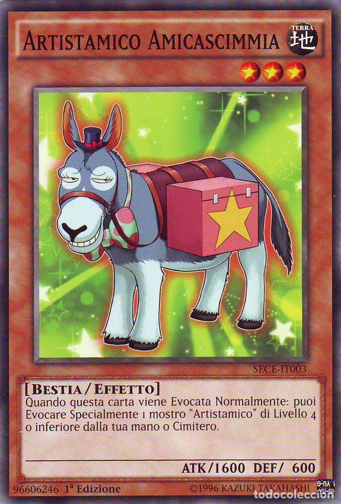 Carta YUGIOH-Artistamico Amicascimmia-SECE-IT003-ITA-EX-Common - Konami
