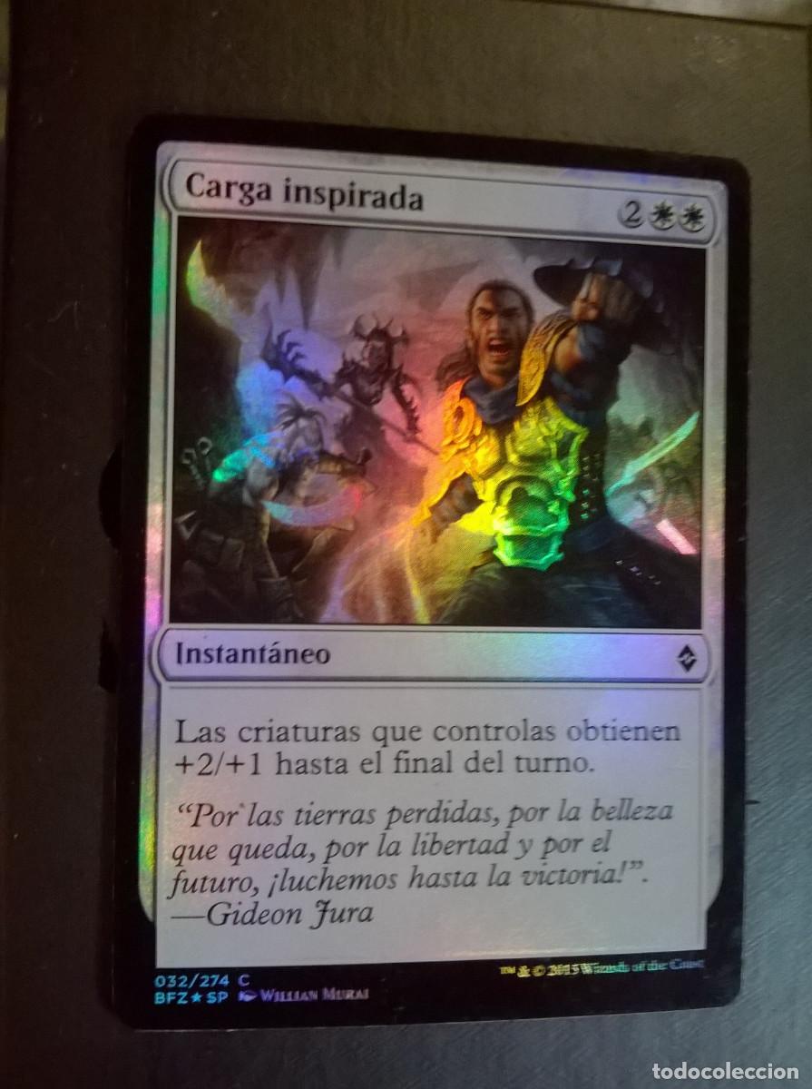 MTG MAGIC THE GATHERING - BATTLE FOR ZENDIKAR - CARGA INSPIRADA (FOIL)