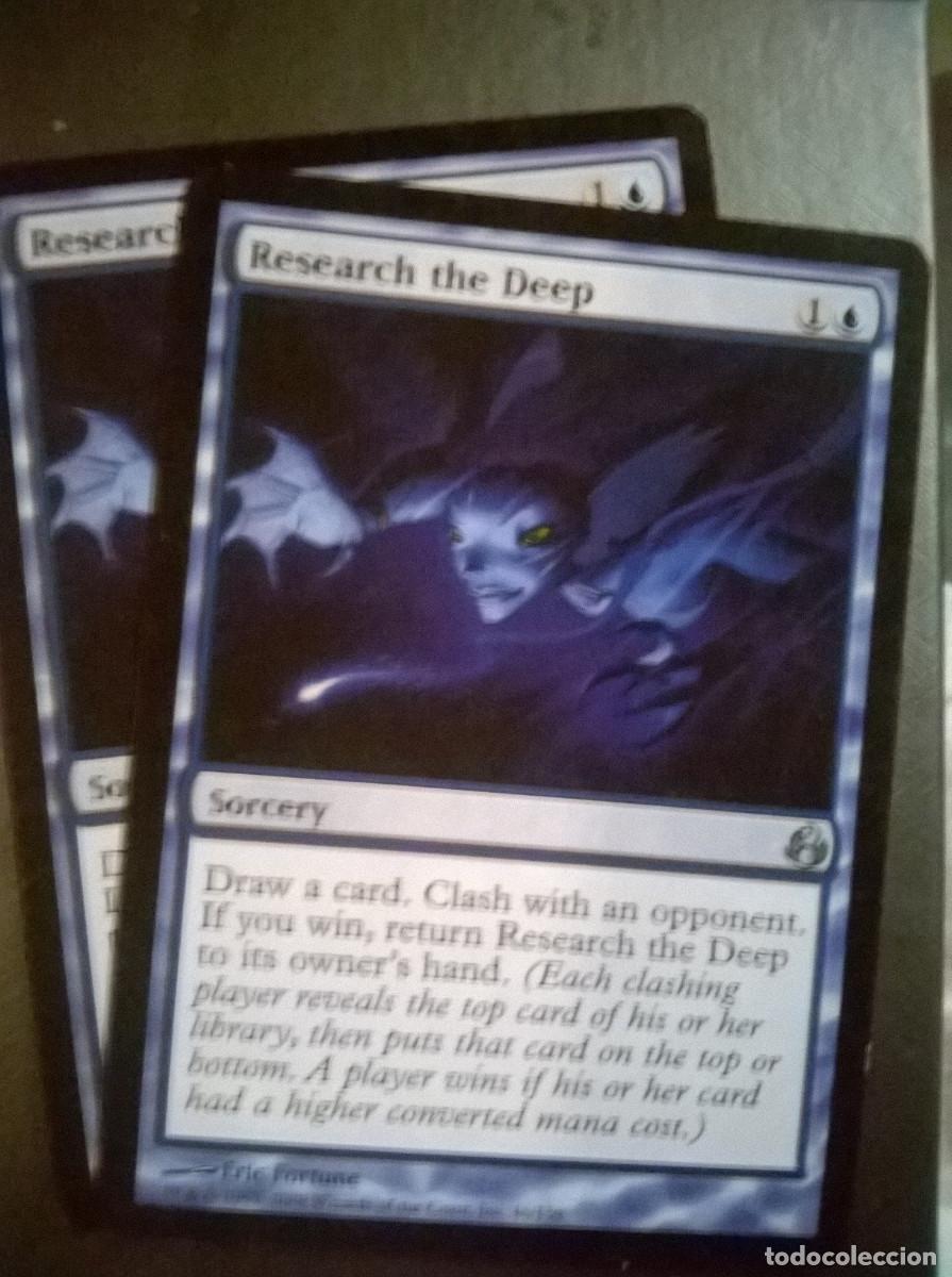 MTG MAGIC THE GATHERING - MORNINGTIDE - 2X RESEARCH THE DEEP