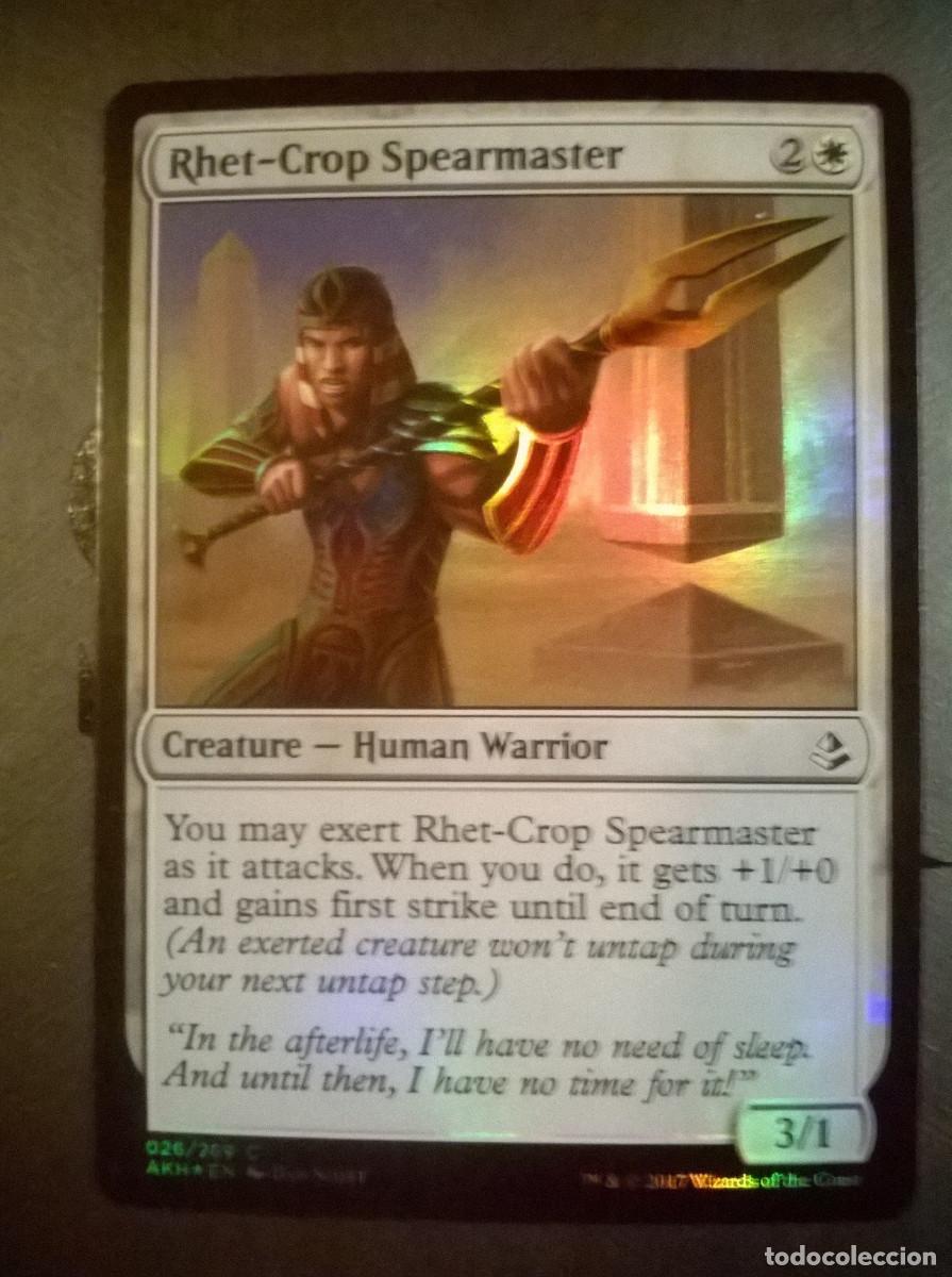 MTG MAGIC THE GATHERING - AMONKHET - RETH-CROP SPEARMASTER (FOIL)