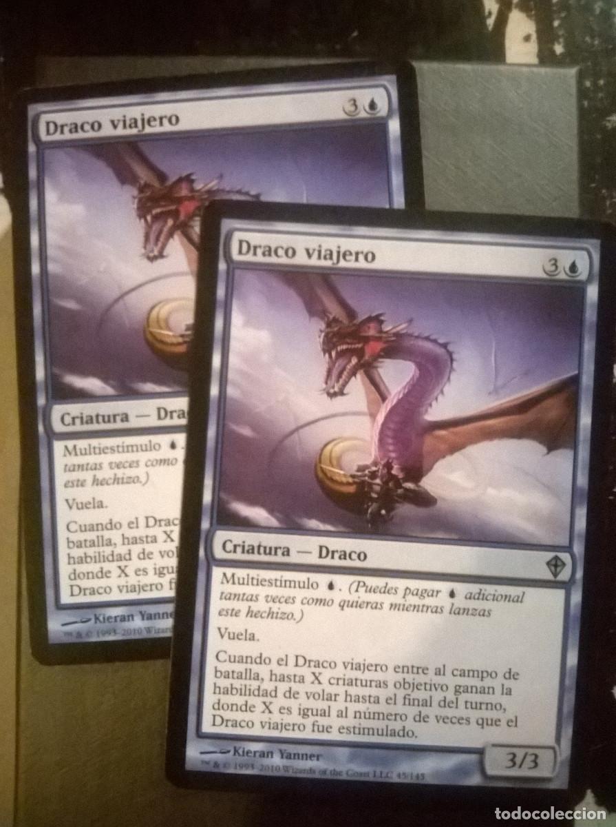 MTG MAGIC THE GATHERING - WORLDWAKE - 2X DRACO VIAJERO