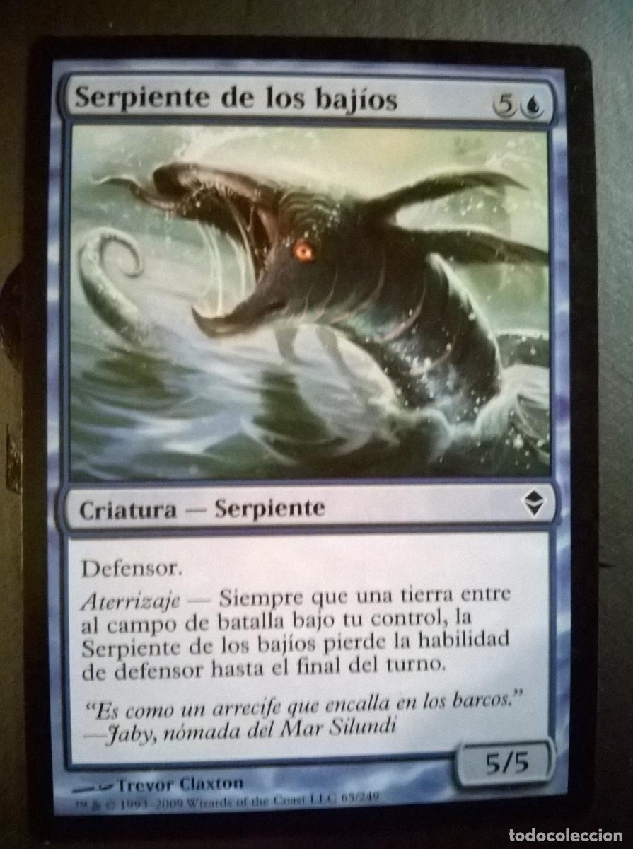 MTG MAGIC THE GATHERING - ZENDIKAR - SERPIENTE DE LOS BAJÍOS