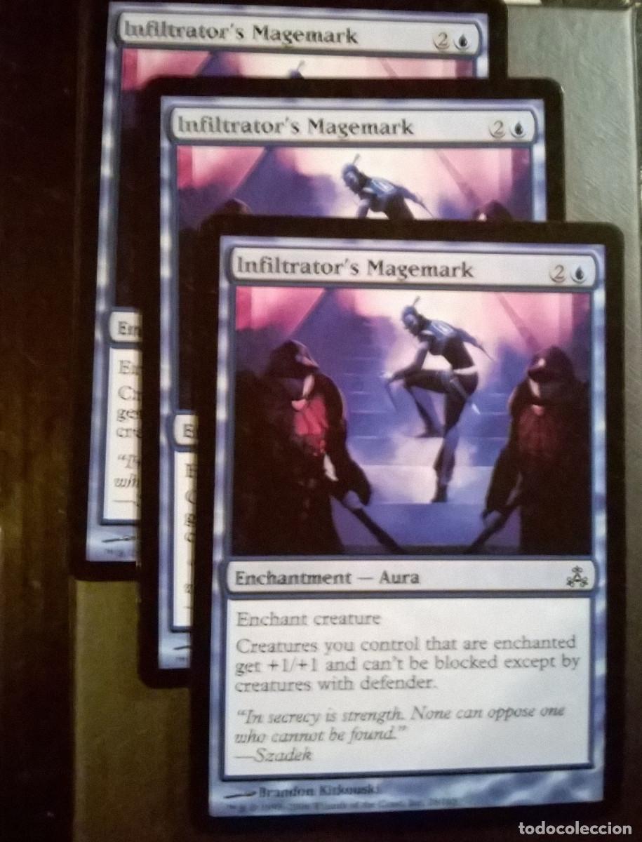 MTG MAGIC THE GATHERING - GUILDPACT - 3X INFILTRATOR'S MAGEMARK