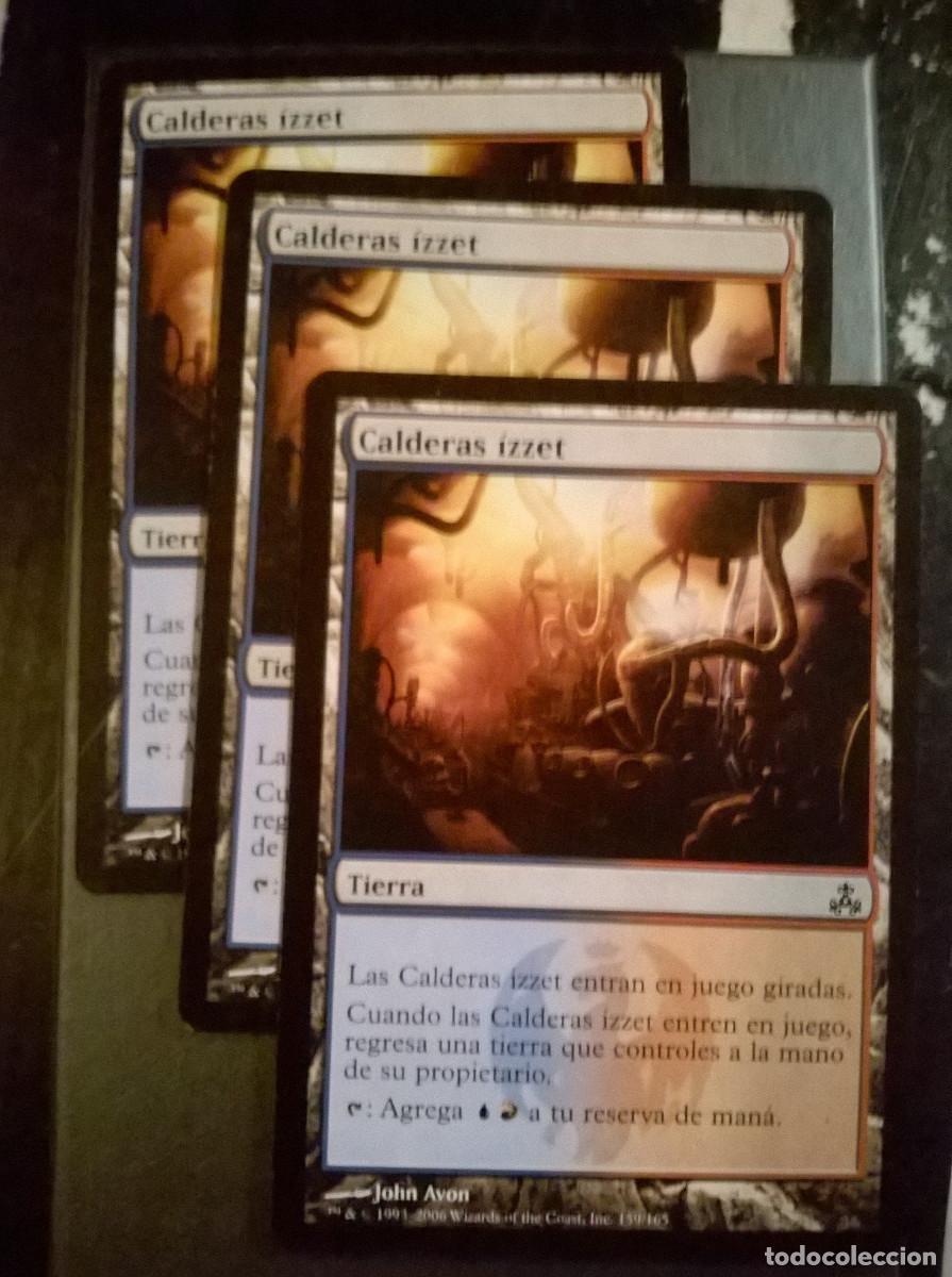 MTG MAGIC THE GATHERING - GUILDPACT - 3X CALDERAS IZZET