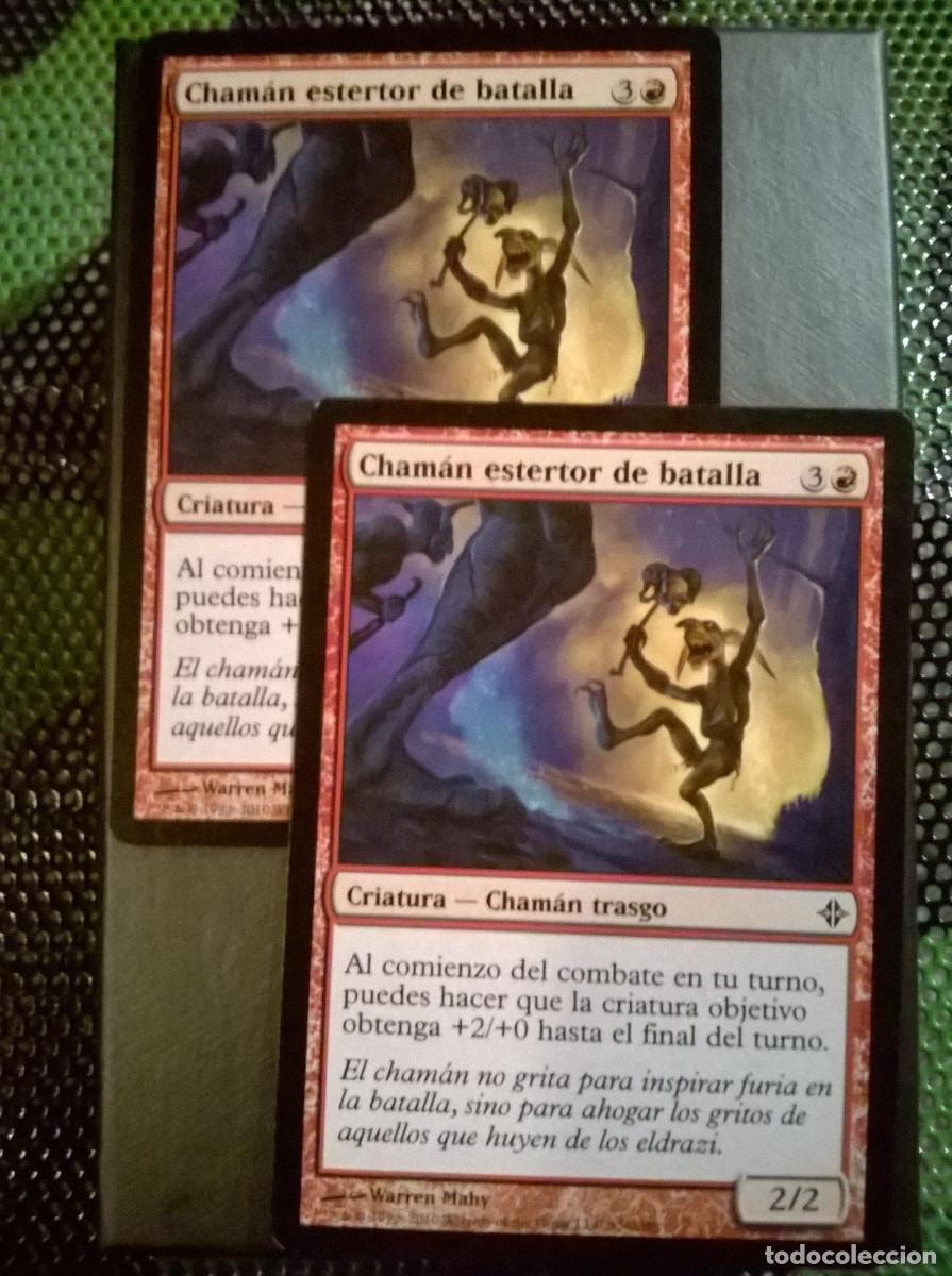 MTG MAGIC THE GATHERING - RISE OF THE ELDRAZI - 2X CHAMÁN ESTERTOR DE BATALLA