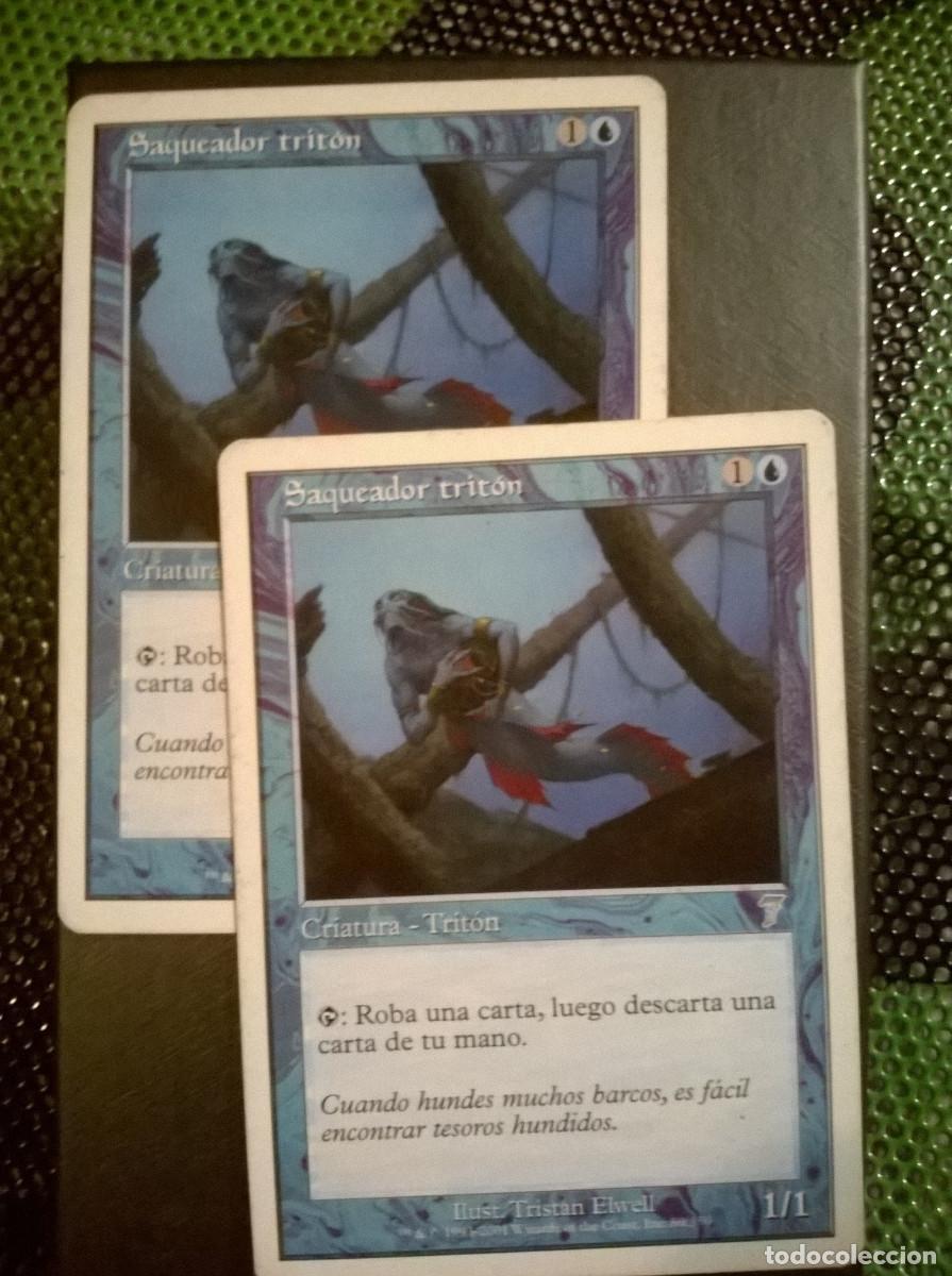 MTG MAGIC THE GATHERING - SEVENTH EDITION - 2X SAQUEADOR TRITÓN