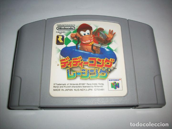 Original Diddy Kong Racing Nintendo 64 japonés NTSC Donkey Mario Kart carreras