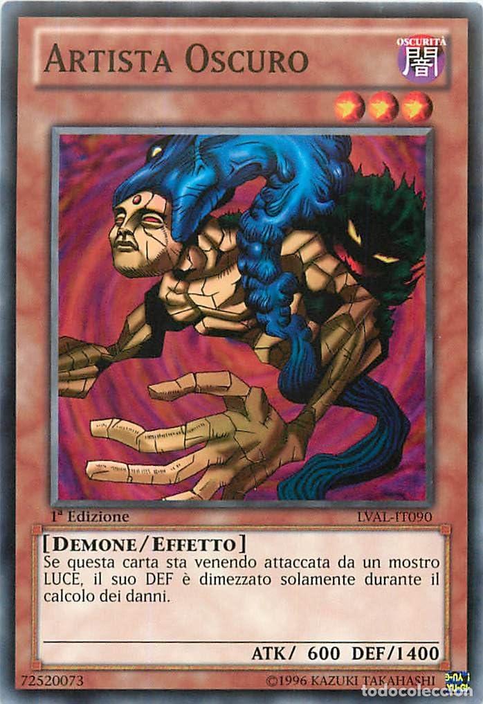 Carta YUGIOH-Artista Oscuro-LVAL-IT090-ITA-Good-Common 1.Ed - Konami