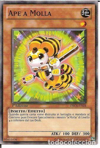 Carta YUGIOH-Ape a Molla-ORCS-IT024-ITA-EX-Common 1.Ed - Konami