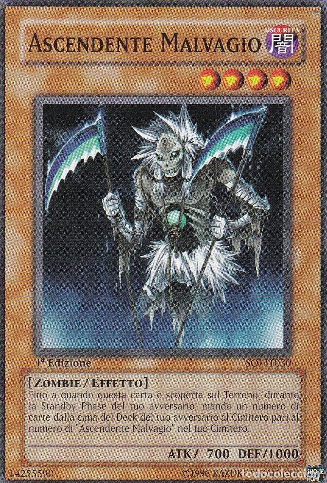 Carta YUGIOH-Ascendente Malvagio-SOI-IT030-ITA-LP-Common 1.Ed - Konami