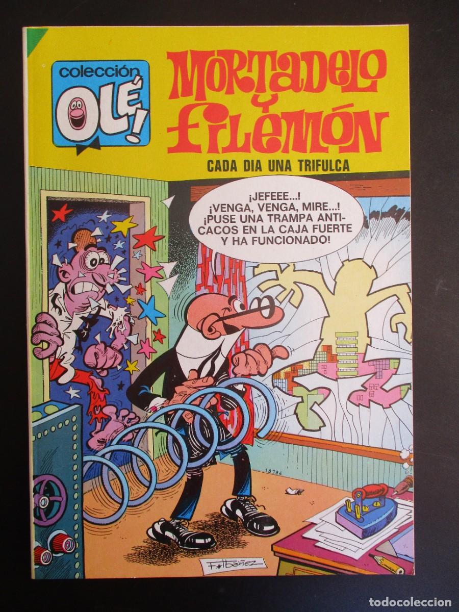 OLE (1971, BRUGUERA) 87. 6ª Edición 1984 · MORTADELO Y FILEMÓN. CADA DIA UNA TRIFULCA** EXCELENTE **