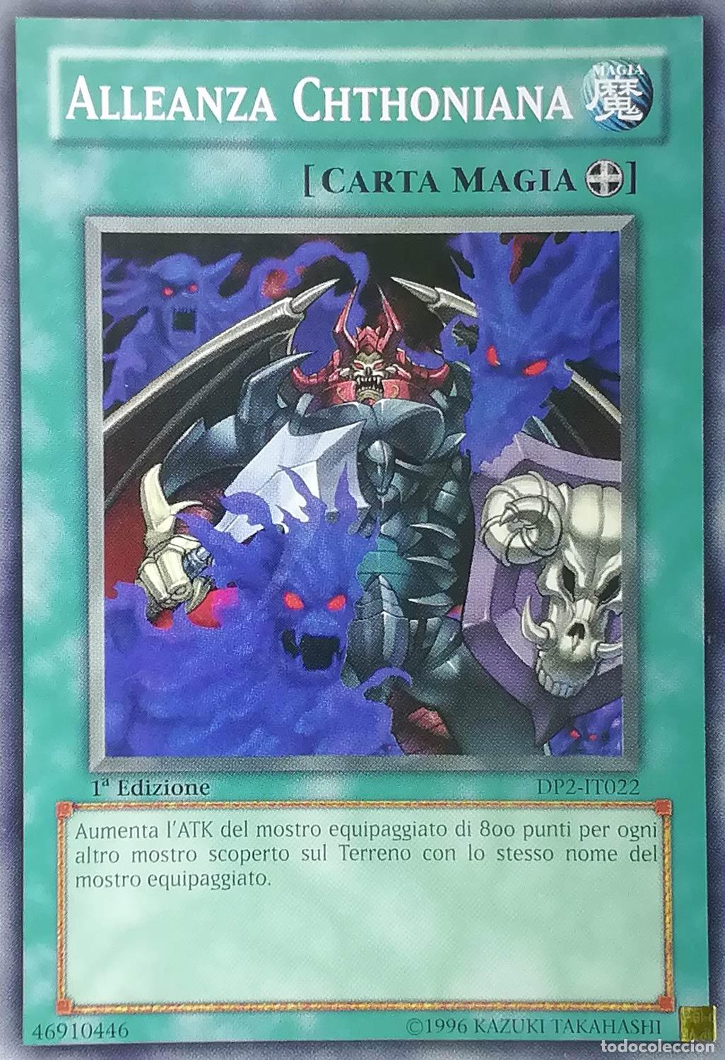Carta YUGIOH-Alleanza Chthoniana-DP2-IT022-ITA-LP-Common 1.Ed - Konami