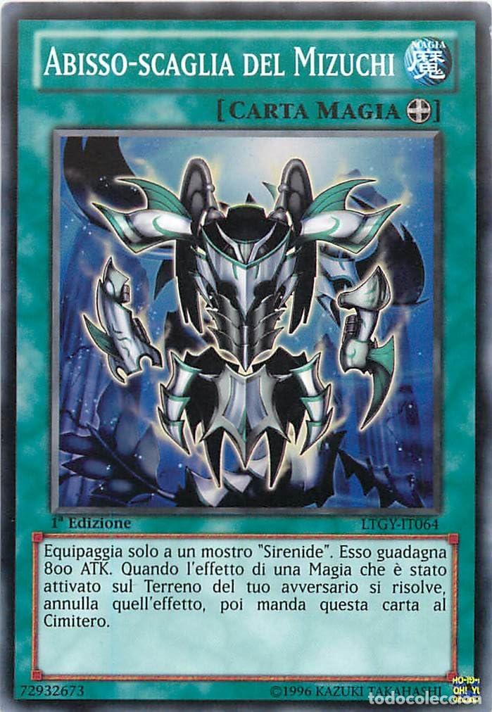 Carta YUGIOH-Abisso-Scaglia del Mizuchi-LTGY-IT064-ITA-EX-Common 1.Ed - Konami