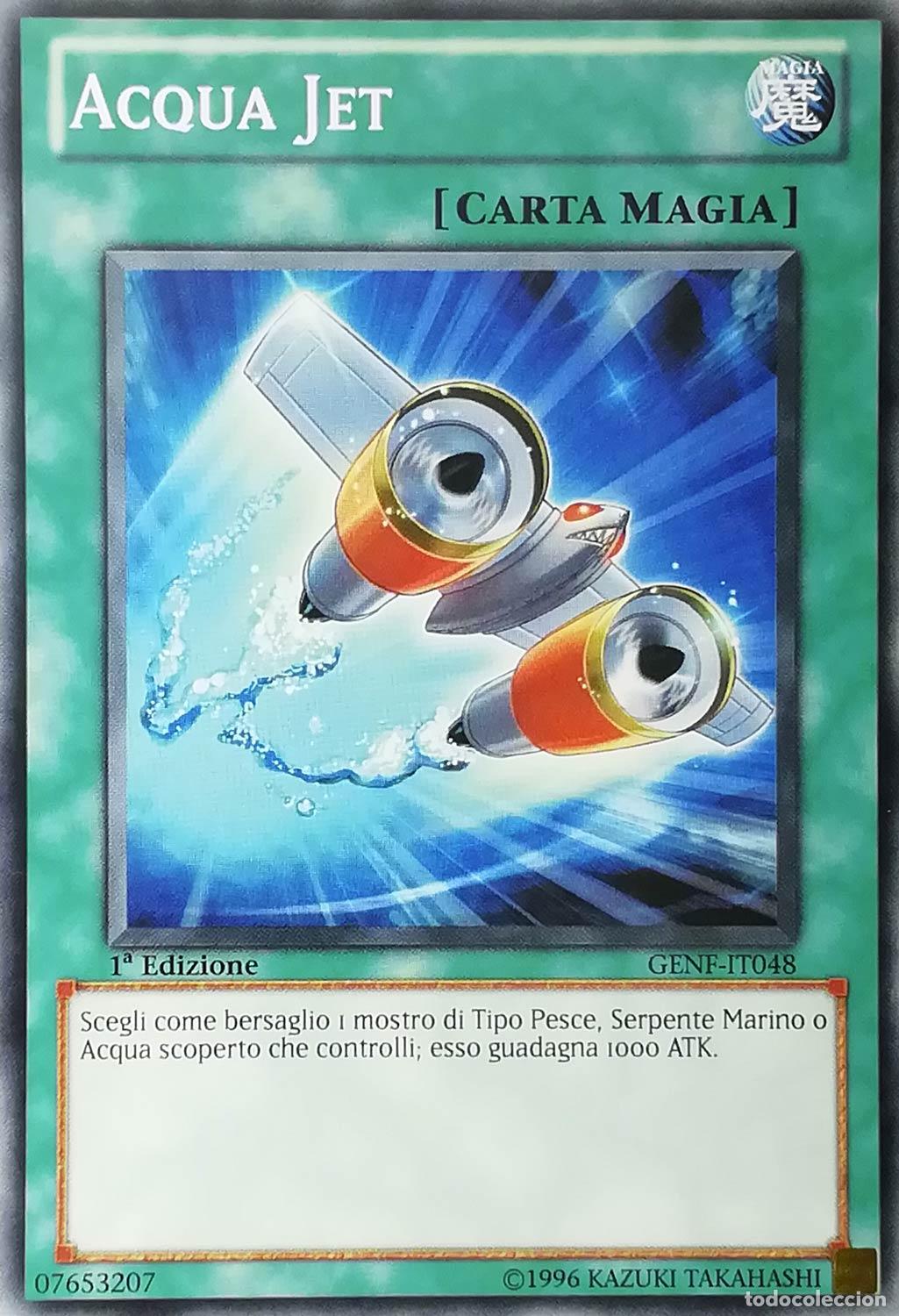 Carta YUGIOH-Acqua Jet-GENF-IT048-ITA-EX-Common 1.Ed - Konami