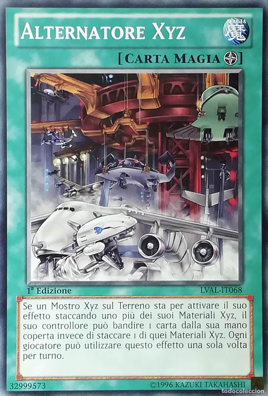 Carta YUGIOH-Alternatore Xyz-LVAL-IT068-ITA-LP-Common 1.Ed - Konami