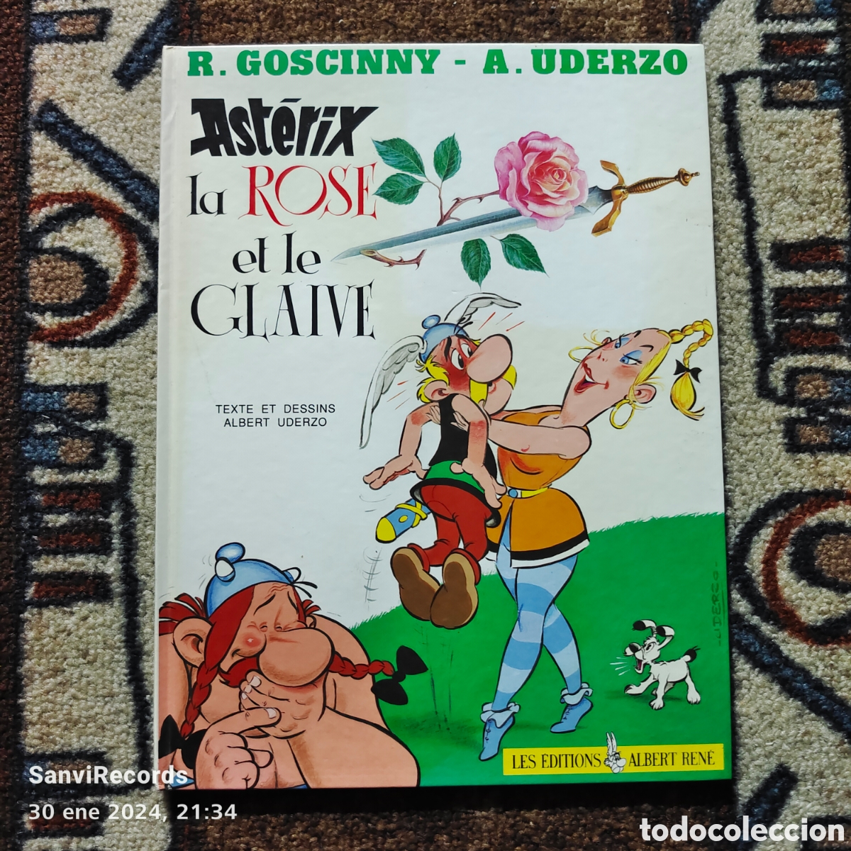 ASTÉRIX, LA ROSE ET LE GLAIVE (R. GOSCINNY - A. UDERZO) (LES EDITIONS ALBERT RENÉ)