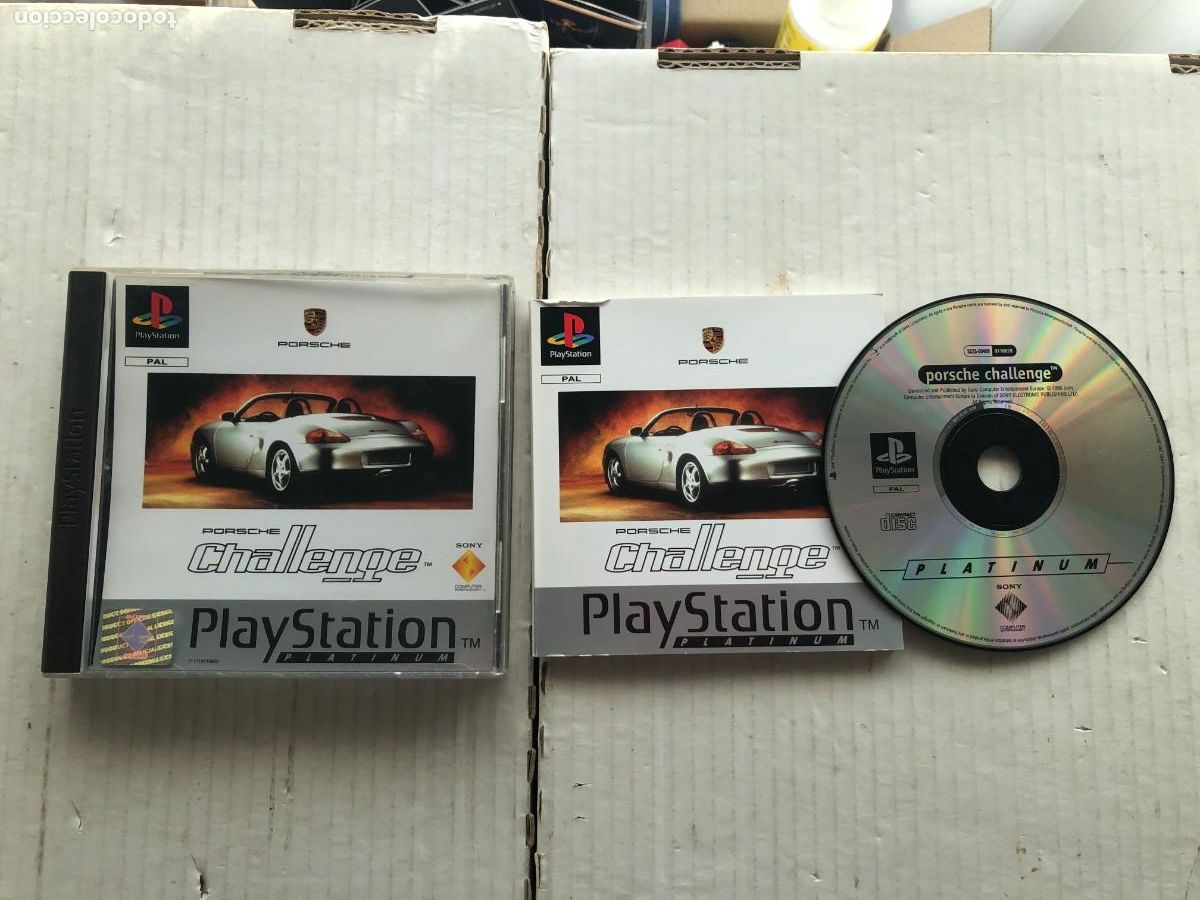 PORSCHE CAHLLENGE PLATINUM - PSX PS1 PSONE PLAYSTATION 1 PLAY STATION ONE KREATEN