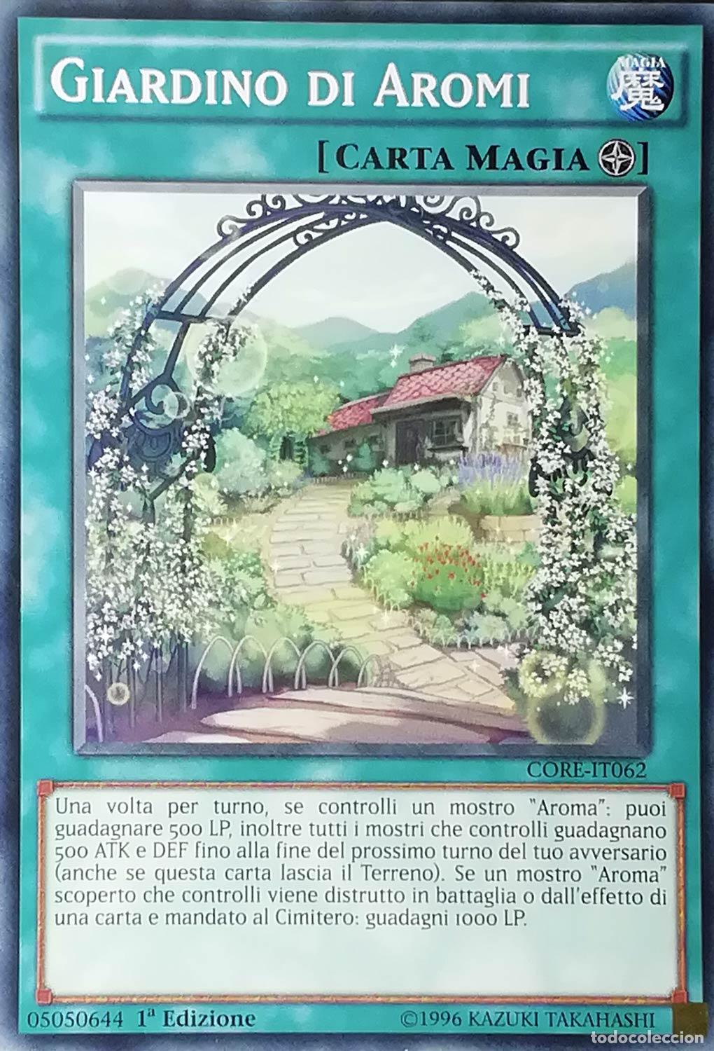 Carta YUGIOH-Aroma Garden-CORE-EN062-EN-EX-Common 1.Ed - Konami