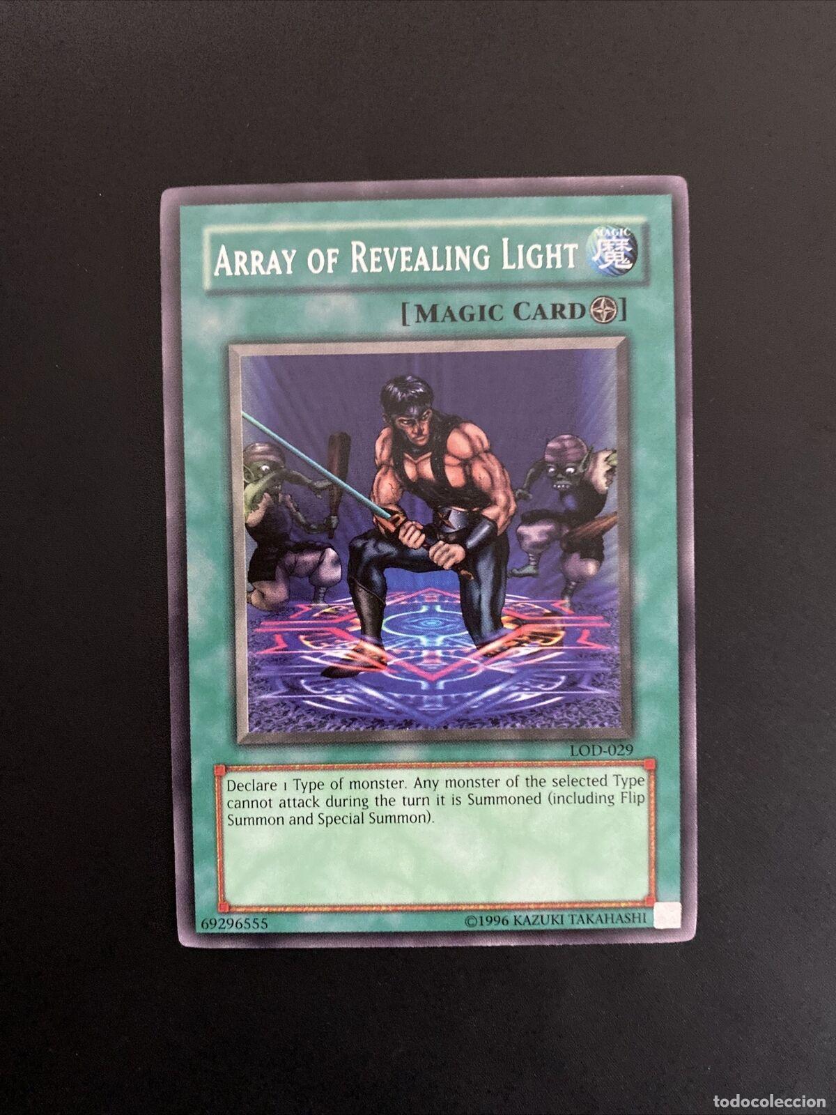 Carta YUGIOH-Array of Revealing Light-LOD-029-EN-LP-Rare - Konami